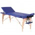 Camilla plegable de madera Kinefis Wood Pro: tres cuerpos, cabezal regulable, ligera y resistente, 195 x 70 cm (color azul o negro) - Colores: Azul - Referencia: <strong>FMA301A-123</strong> Camilla plegable de madera Kinefis Wood Pro: tres cuerpos, cabezal regulable, ligera y resistente, 195 x 70 cm (color azul o negro) - Colores: Azul - Referencia: <strong>FMA301A-123</strong>